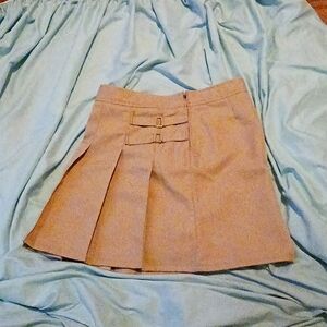 Tan skirt with shorts under